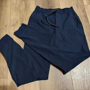 LULULEMON ABC Jogger Tall 32' Warpstreme Size Medium Navy Blue
